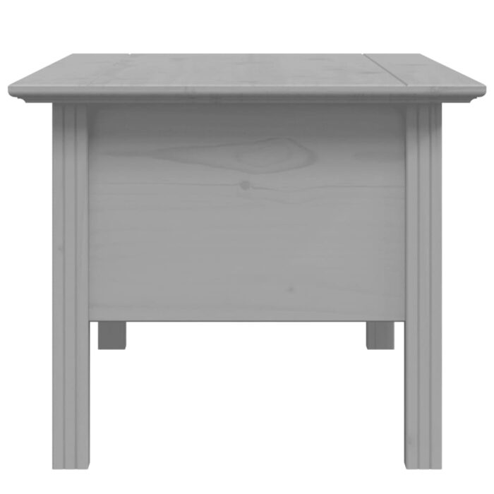 Table basse BODO gris 100x55x46 cm bois de pin massif – Image 3