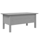 Table basse BODO gris 100x55x46 cm bois de pin massif – Image 4