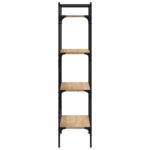 Bibliothèque à 4 niveaux chêne sonoma 56x31,5x138,5 cm – Image 3
