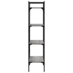 Bibliothèque à 4 niveaux sonoma gris 56x31,5x138,5 cm – Image 3