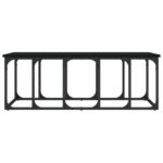 Table basse noir 100x50x35,5 cm bois d'ingénierie – Image 2