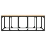 Table basse chêne sonoma 100x50x35,5 cm bois d'ingénierie – Image 2