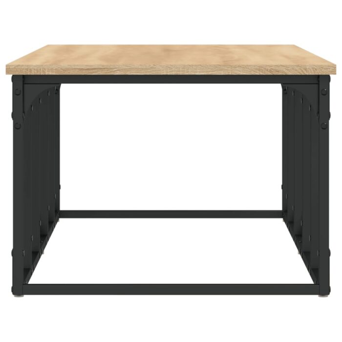 Table basse chêne sonoma 100x50x35,5 cm bois d'ingénierie – Image 3