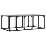 Table basse sonoma gris 100x50x35,5 cm bois d'ingénierie – Image 4