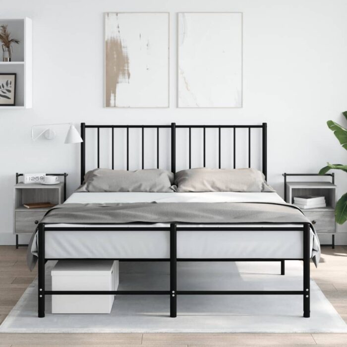 Table de chevet murale 2 pcs sonoma gris 40x30x61 cm – Image 1