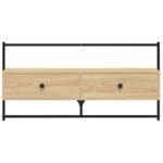 Meuble TV mural chêne sonoma 100,5x30x51 cm bois d'ingénierie – Image 5