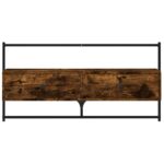Meuble TV mural chêne fumé 100,5x30x51 cm bois d'ingénierie – Image 5