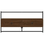 Meuble TV mural chêne marron 100,5x30x51 cm bois d'ingénierie – Image 5