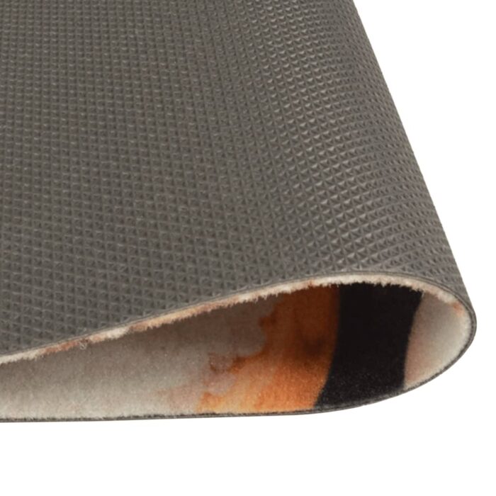 Tapis de cuisine lavable impression légumes 45x150 cm velours – Image 3