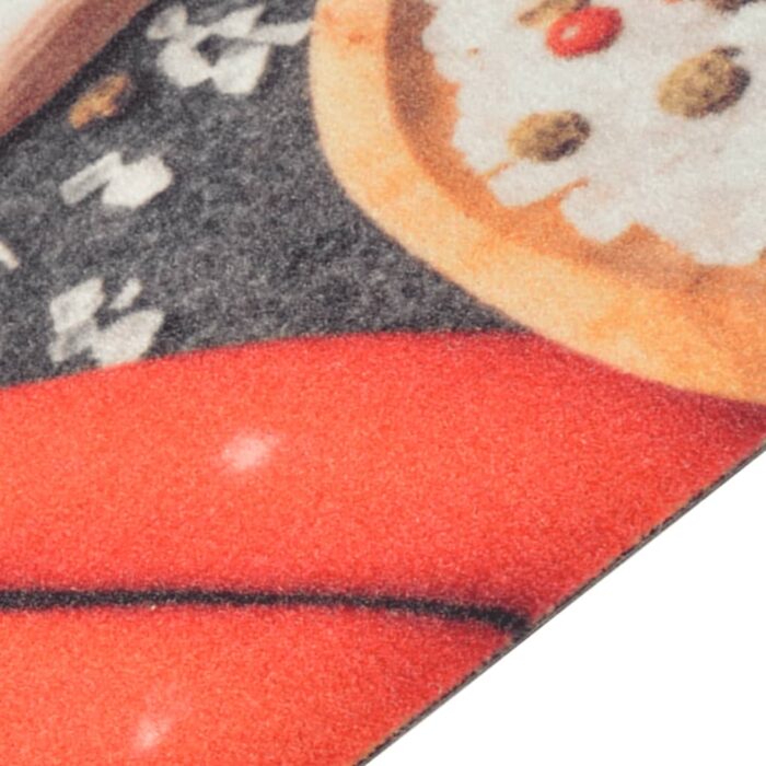 Tapis de cuisine lavable impression légumes 60x300 cm velours – Image 2