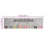 Tapis de cuisine lavable impression shoezone 45x150 cm velours – Image 4