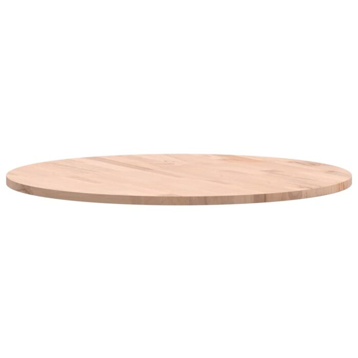 Dessus de table Ø60x1,5 cm rond bois massif de hêtre – Image 3