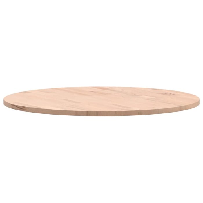 Dessus de table Ø60x1,5 cm rond bois massif de hêtre – Image 4