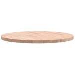 Dessus de table Ø60x2,5 cm rond bois massif de hêtre – Image 3