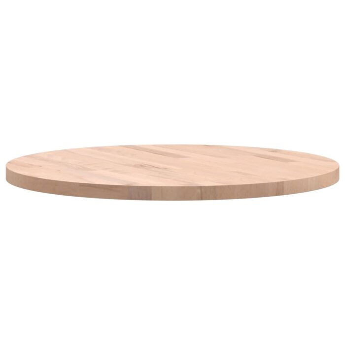 Dessus de table Ø60x2,5 cm rond bois massif de hêtre – Image 3