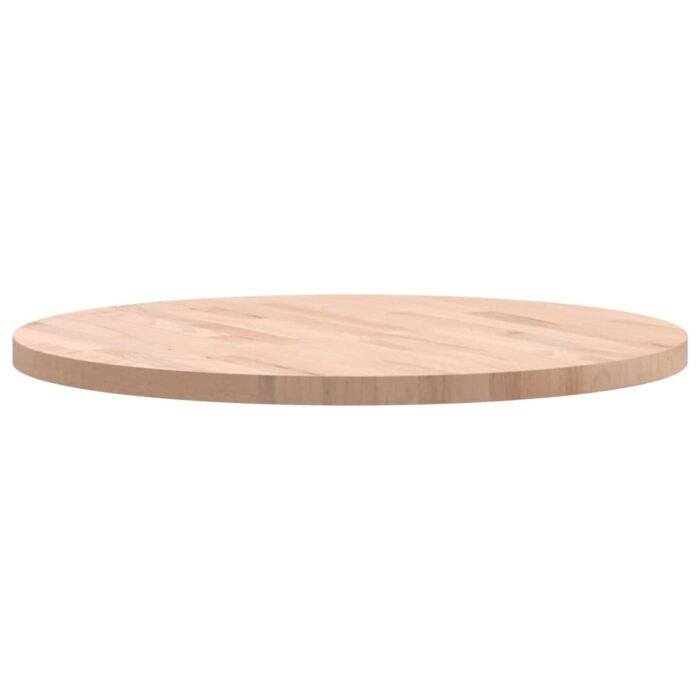 Dessus de table Ø60x2,5 cm rond bois massif de hêtre – Image 4