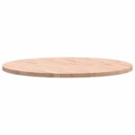 Dessus de table Ø80x2,5 cm rond bois massif de hêtre – Image 3
