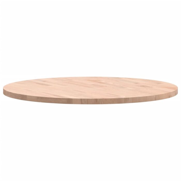 Dessus de table Ø80x2,5 cm rond bois massif de hêtre – Image 3