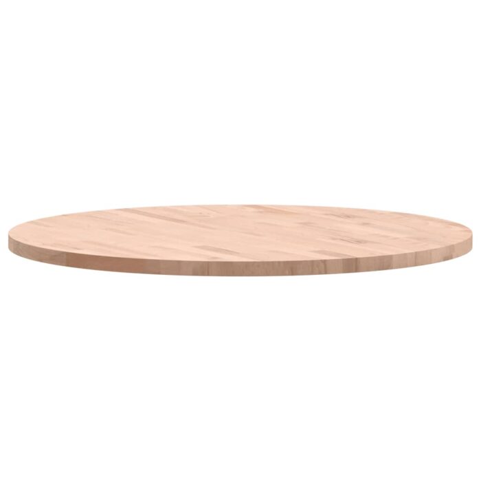 Dessus de table Ø80x2,5 cm rond bois massif de hêtre – Image 4