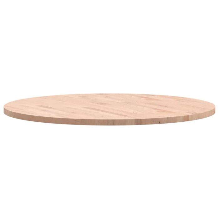 Dessus de table Ø90x2,5 cm rond bois massif de hêtre – Image 4