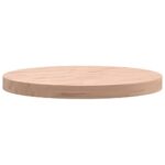 Dessus de table Ø50x4 cm rond bois massif de hêtre – Image 4
