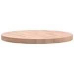 Dessus de table Ø60x4 cm rond bois massif de hêtre – Image 4