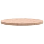 Dessus de table Ø80x4 cm rond bois massif de hêtre – Image 3