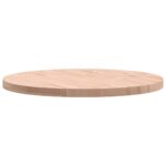 Dessus de table Ø80x4 cm rond bois massif de hêtre – Image 4