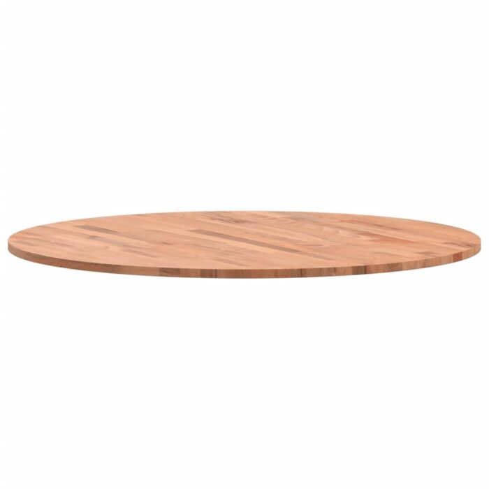Dessus de table Ø80x1,5 cm rond bois massif de hêtre – Image 3