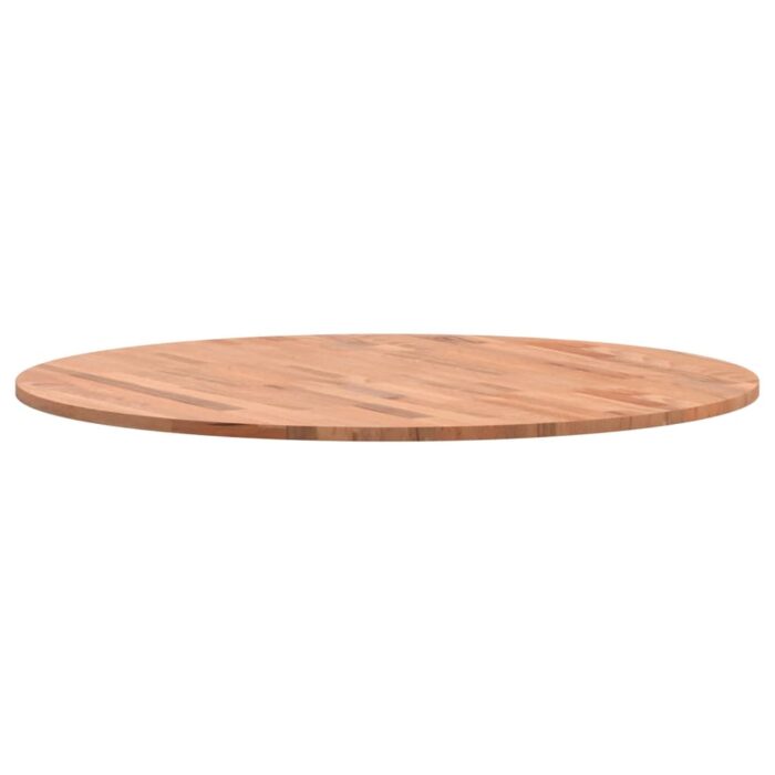 Dessus de table Ø80x1,5 cm rond bois massif de hêtre – Image 4