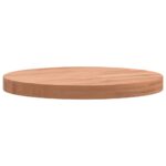 Dessus de table Ø30x2,5 cm rond bois massif de hêtre – Image 3