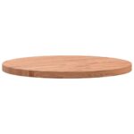Dessus de table Ø50x2,5 cm rond bois massif de hêtre – Image 3