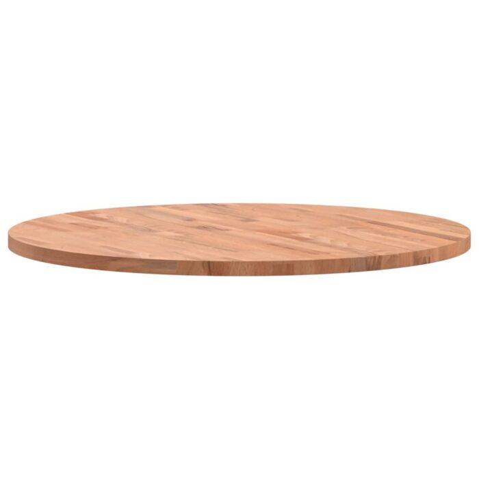 Dessus de table Ø80x2,5 cm rond bois massif de hêtre – Image 3