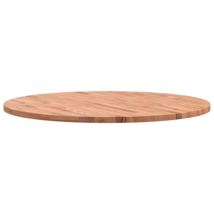 Dessus de table Ø90x2,5 cm rond bois massif de hêtre – Image 3