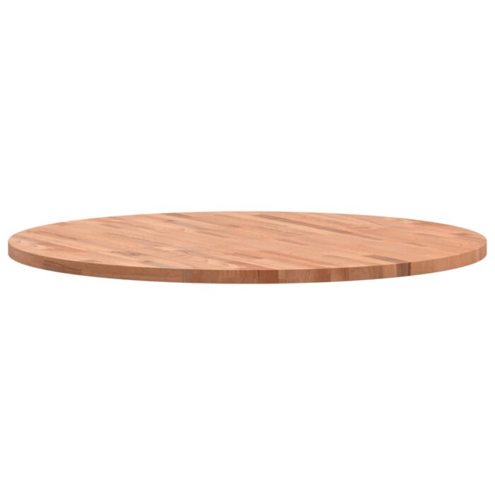 Dessus de table Ø90x2,5 cm rond bois massif de hêtre – Image 4