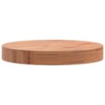 Dessus de table Ø30x4 cm rond bois massif de hêtre – Image 3