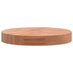 Dessus de table Ø30x4 cm rond bois massif de hêtre – Image 4