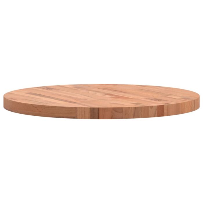 Dessus de table Ø70x4 cm rond bois massif de hêtre – Image 3