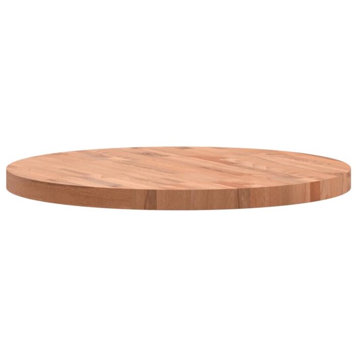 Dessus de table Ø70x4 cm rond bois massif de hêtre – Image 4