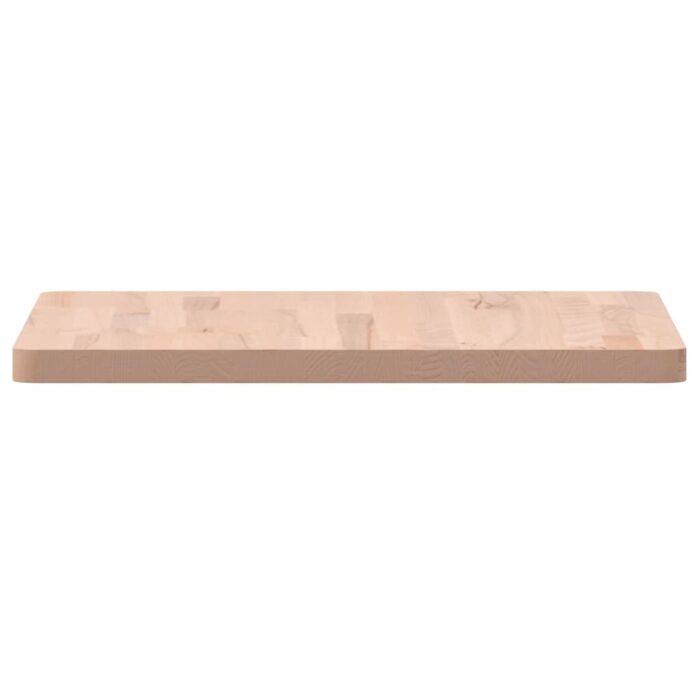 Dessus de table 50x50x2,5 cm carré bois massif de hêtre – Image 3