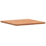 Dessus de table 40x40x1,5 cm carré bois massif de hêtre – Image 2