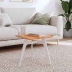 Dessus de table 40x40x1,5 cm carré bois massif de hêtre