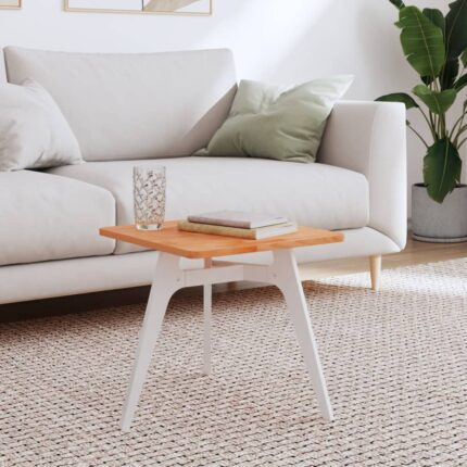 Dessus de table 40x40x1,5 cm carré bois massif de hêtre