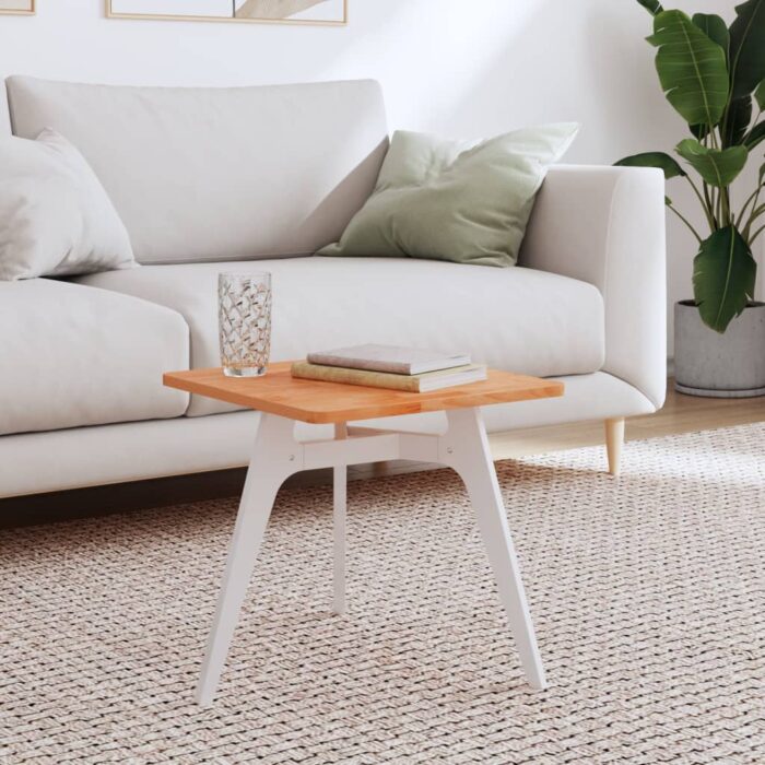 Dessus de table 40x40x1,5 cm carré bois massif de hêtre – Image 1