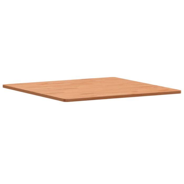 Dessus de table 70x70x1,5 cm carré bois massif de hêtre – Image 2