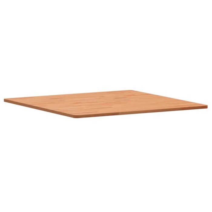 Dessus de table 80x80x1,5 cm carré bois massif de hêtre – Image 2
