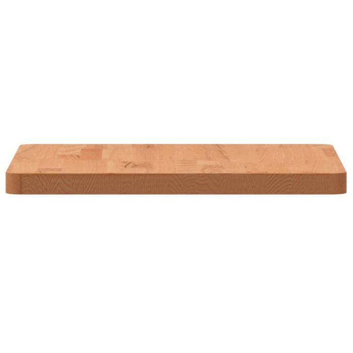Dessus de table 40x40x2,5 cm carré bois massif de hêtre – Image 3