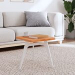 Dessus de table 40x40x2,5 cm carré bois massif de hêtre