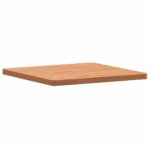 Dessus de table 50x50x2,5 cm carré bois massif de hêtre – Image 2