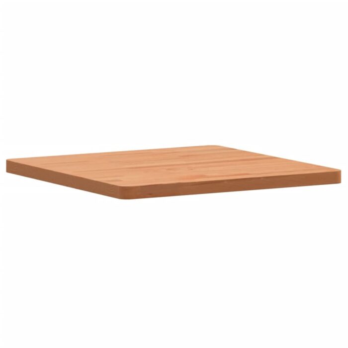 Dessus de table 50x50x2,5 cm carré bois massif de hêtre – Image 2